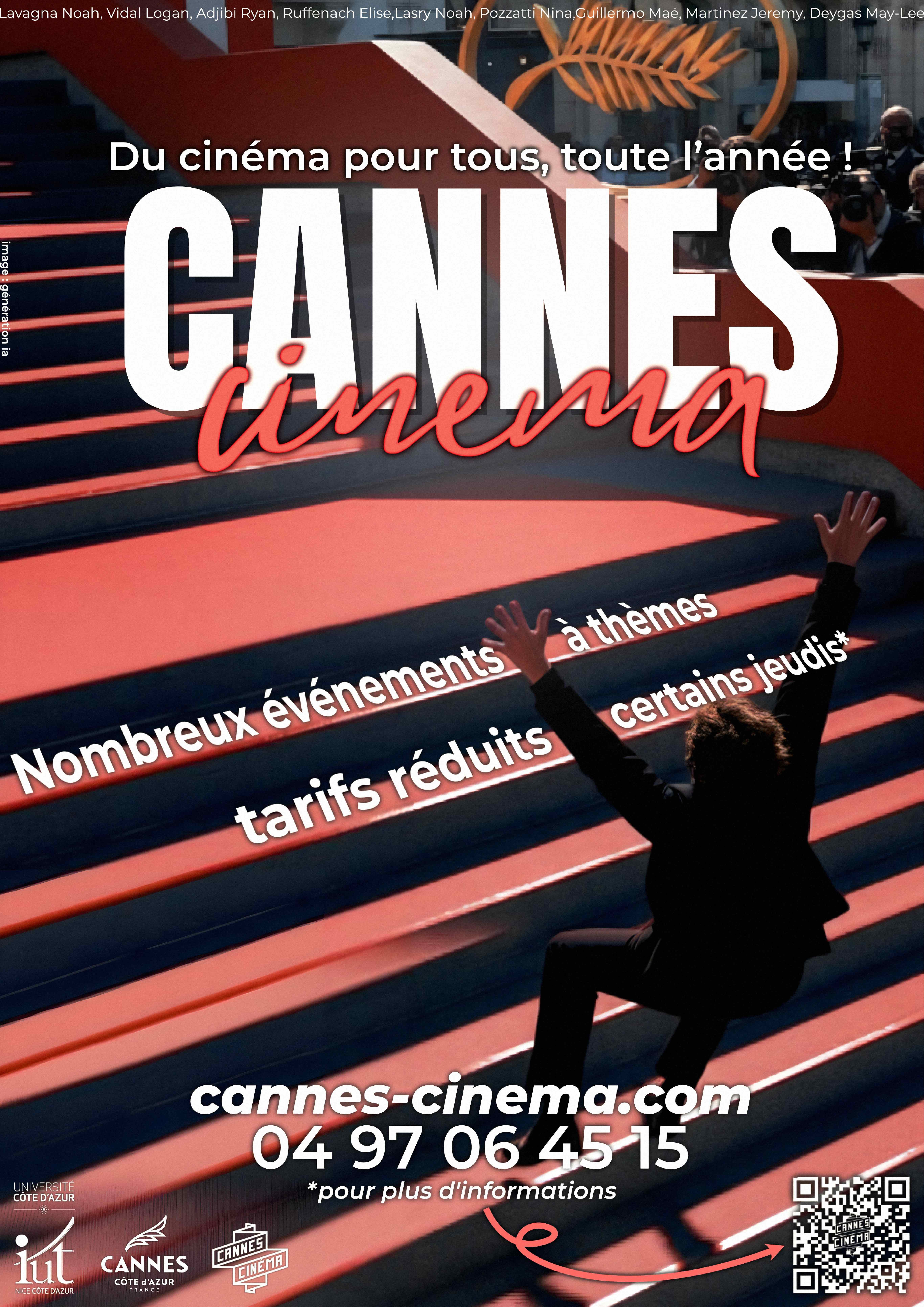 Affiche Cannes Cin&eacute;ma &mdash; Version finale