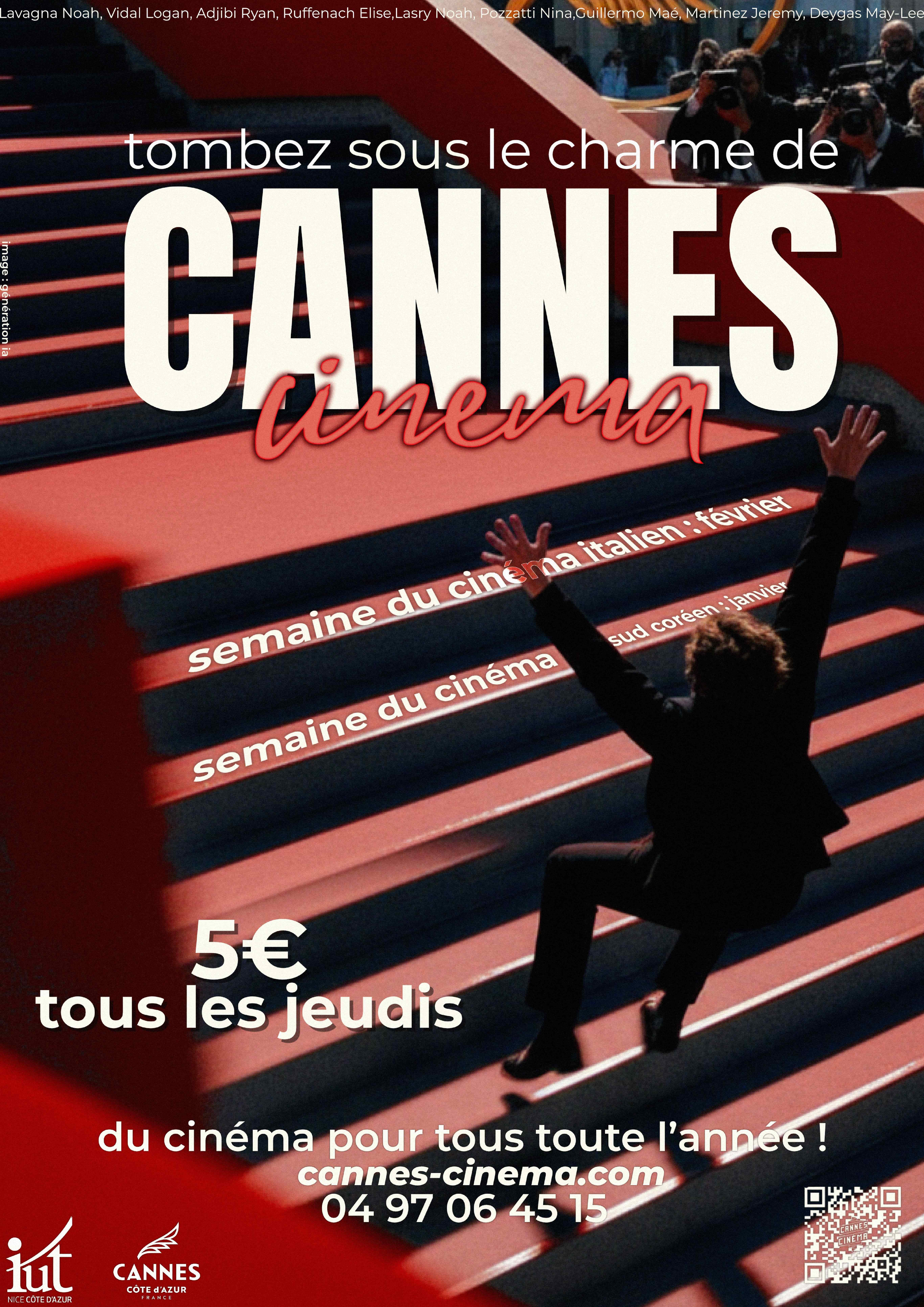 Affiche Cannes Cin&eacute;ma &mdash; Version 2