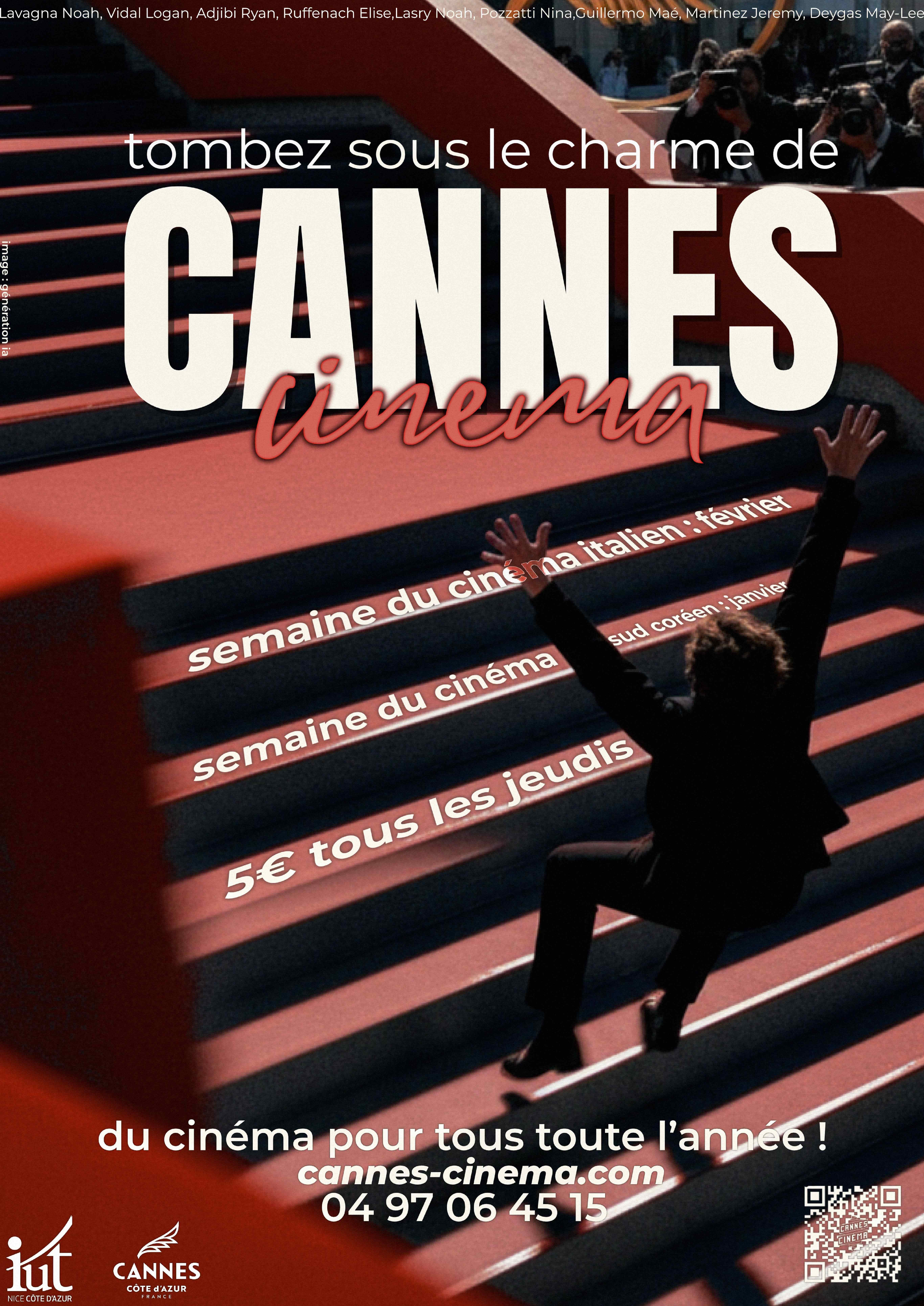 Affiche Cannes Cin&eacute;ma &mdash; Version 3